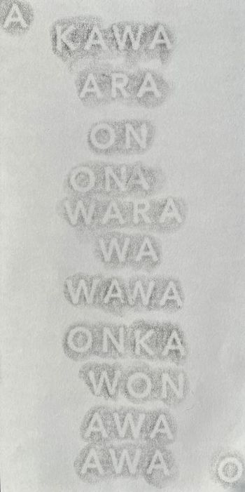 12.02.2024 Bucheinband - book cover - couvre-livres - okładka książki Matthias Harnisch * Frottage du jour