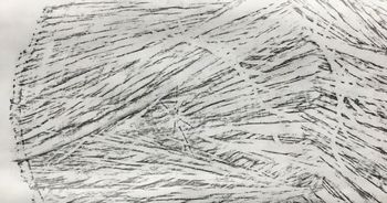 05.12.2021 Holz - wood - bois - drewno Matthias Harnisch * Frottage du jour