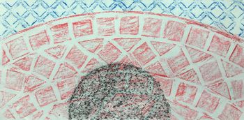 12.11.2020 Verschiedene Oberflächen - various surfaces - surfaces différentes - różne powierzchnie Matthias Harnisch * Frottage du jour