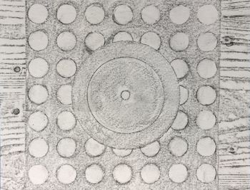 22.09.2016 Verschiedene Oberflächen - various surfaces - surfaces différentes - różne powierzchnie Matthias Harnisch - Frottage du jour
