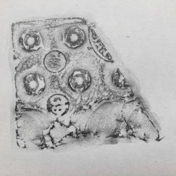18.08.2017 Fliese - tile - carreau - fliza Matthias Harnisch - Frottage du jour