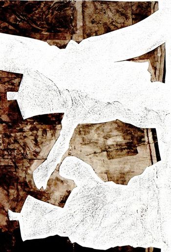 14.02.2026 Papier - paper - papier -papier Matthias Harnisch * Frottage du jour