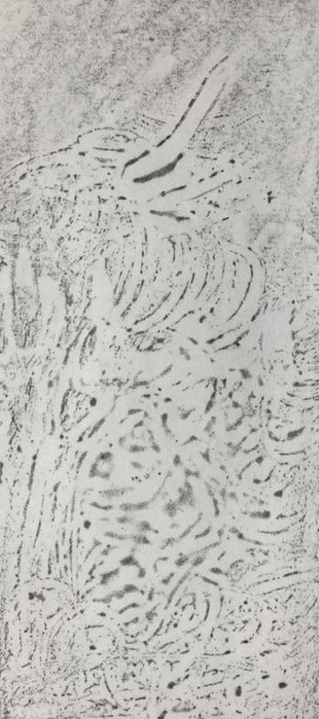 27.03.2020 Lack - lacquer - laque - lakier Matthias Harnisch * Frottage du jour