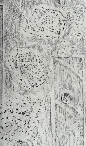 23.09.2023 Verschiedene Oberflächen - various surfaces - surfaces différentes - różne powierzchnie Matthias Harnisch * Frottage du jour