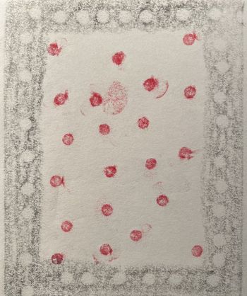 21.01.2025 Papier - paper - papier - papier Matthias Harnisch * Frottage du jour