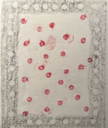 26.01.2025 Papier - paper - papier - papier Matthias Harnisch * Frottage du jour