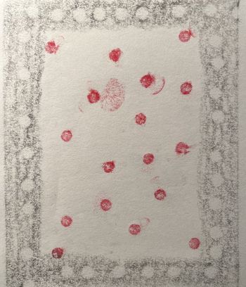 17.01.2025 Papier - paper - papier - papier Matthias Harnisch * Frottage du jour