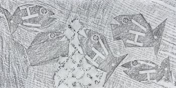 30.03.2023 Verschiedene Oberflächen - various surfaces - surfaces différentes - różne powierzchnie Matthias Harnisch * Frottage du jour