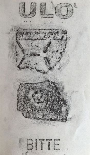 05.08.2020 Verschiedene Oberflächen - various surfaces - surfaces différentes - różne powierzchnie Matthias Harnisch * Frottage du jour