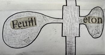 04.03.2026 Papier/Holz - paper/wood - papier/bois - papier/drewno Matthias Harnisch * Frottage du jour