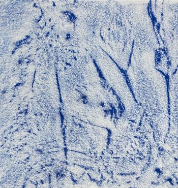 03.06.2022 Farbe - paint - peinture - farba Matthias Harnisch * Frottage du jour
