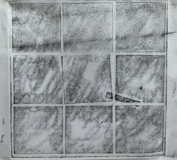 30.11.2023 Papier - papier - paper - papier Matthias Harnisch * Frottage du jour