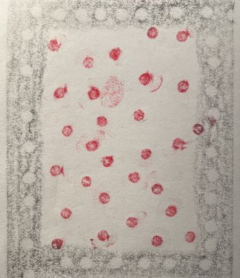29.01.2025 Papier - paper - papier - papier Matthias Harnisch * Frottage du jour