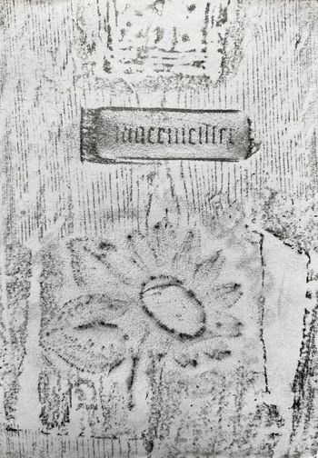 02.04.2024 Verschiedene Oberflächen - various surfaces - surfaces différentes - różne powierzchnie Matthias Harnisch * Frottage du jour