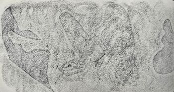 15.12.2023 Papier - paper - papier - papier Matthias Harnisch * Frottage du jour