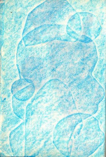 08.03.2024 Papier - paper - papier - papier Matthias Harnisch * Frottage du jour