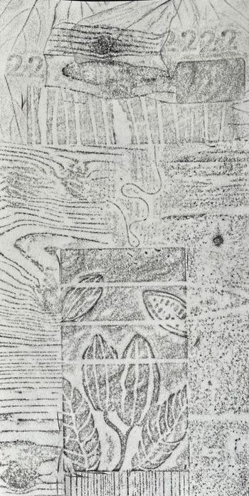 18.12.2024 Verschiedene Oberflächen - various surfaces - surfaces différentes - różne powierzchnie Matthias Harnisch * Frottage du jour