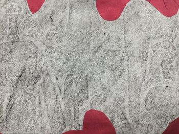 14.04.2022 Papier - paper - papier - papier Matthias Harnisch * Frottage du jour