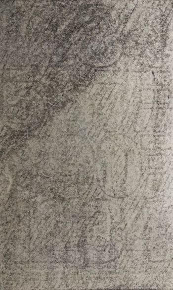 16.03.2020 Papier - paper - papier - papier Matthias Harnisch * Frottage du jour