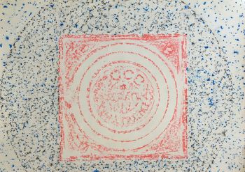 22.07.2017 Verschiedene Oberflächen - various surfaces - surfaces différentes - różne powierzchnie Matthias Harnisch - Frottage du jour
