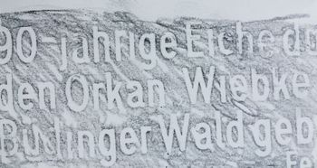 20.02.2022 Hinweisschild - information sign - panneau indicateur - znak informacyjny Matthias Harnisch * Frottage du jour