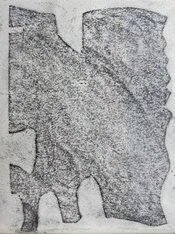 07.07.2023 Papier - paper - papier - papier Matthias Harnisch * Frottage du jour