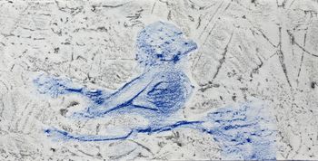 13.06.2022 Farbe - paint - peinture - farba Matthias Harnisch * Frottage du jour