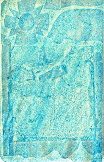 22.03.2024 Papier - paper - papier - papier Matthias Harnisch * Frottage du jour