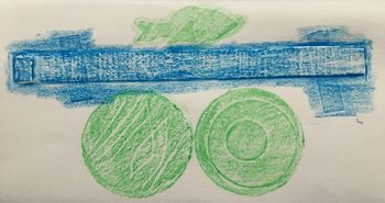 18.02.2021 Verschiedene Oberflächen - various surfaces - surfaces différentes - różne powierzchnie Matthias Harnisch * Frottage du jour