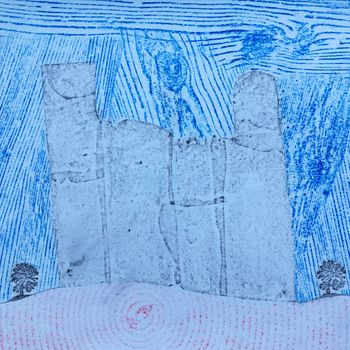26.12.2017 Verschiedene Oberflächen - various surfaces - surfaces différentes - różne powierzchnie Matthias Harnisch - Frottage du jour