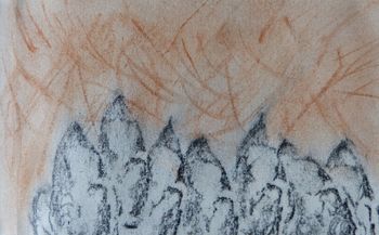 21.03.2016 Kiesel und Backstein - gravel and brick - gravier et brique - żwir i cegła palona Matthias Harnisch - Frottage du jour