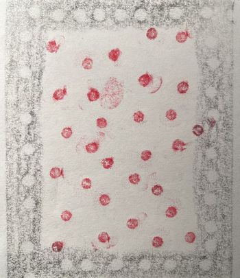 30.01.2025 Papier - paper - papier - papier Matthias Harnisch * Frottage du jour