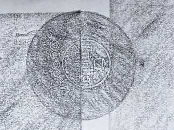 29.12.2022 Papier/Metall - paper/metal - papier/métal - papier/metal Matthias Harnisch * Frottage du jour