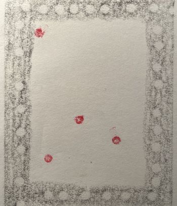 04.01.2025 Papier - paper - papier - papier Matthias Harnisch * Frottage du jour