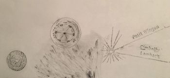 19.03.2017 Verschiedene Oberflächen - various surfaces - surfaces différentes - różne powierzchnie Matthias Harnisch - Frottage du jour