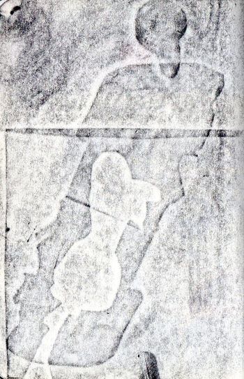 29.02.2024 Papier - paper - papier - papier Matthias Harnisch * Frottage du jour