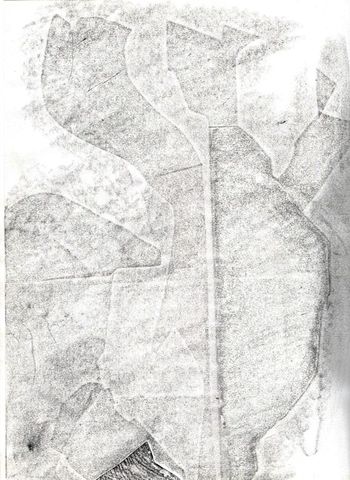 25.01.2021 Papier - paper - papier - papier Matthias Harnisch * Frottage du jour