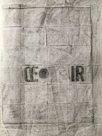 30.11.2021 Papier - paper - papier - papier Matthias Harnisch * Frottage du jour