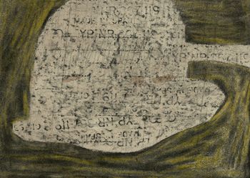 26.03.2016 Blech - metal sheet - plaque de métal - blacha Matthias Harnisch - Frottage du jour