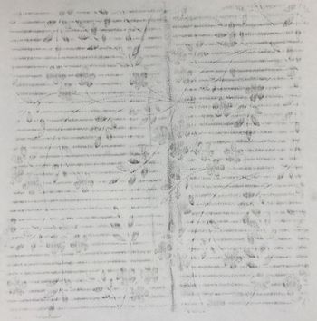 13.10.2017 Geschenkpapier - wrapping paper - papier-cadeau - papier ozdobny Matthias Harnisch - Frottage du jour