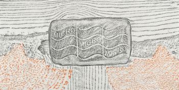 14.09.2024 Verschiedene Oberflächen - various surfaces - surfaces différentes - różne powierzchnie Matthias Harnisch * Frottage du jour