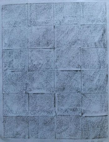 16.10.2021 Papier - paper - papier - papier Matthias Harnisch * Frottage du jour