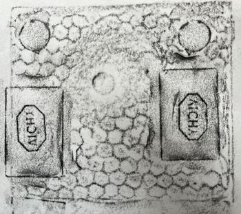 27.04.2024 Verschiedene Oberflächen - various surfaces - surfaces différentes - różne powierzchnie Matthias Harnisch * Frottage du jour