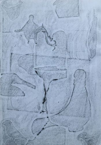 20.11.2021 Verschiedene Oberflächen - various surfaces - surfaces différentes - różne powierzchnie Matthias Harnisch * Frottage du jour