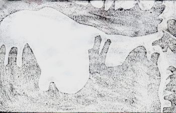 14.10.2026 Papier - paper - papier - papier Matthias Harnisch * Frottage du jour