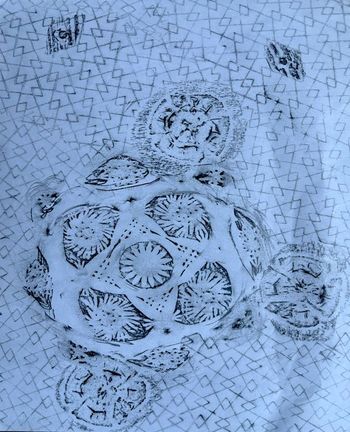 24.12.2025 Verschiedene Oberflächen - various surfaces - surfaces différentes - różne powierzchnie Matthias Harnisch * Frottage du jour