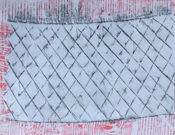 05.06.2017 Verschiedene Oberflächen - various surfaces - surfaces différentes - różne powierzchnie Matthias Harnisch - Frottage du jour