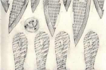 17.10.2024 Verschiedene Oberflächen - various surfaces - surfaces différentes - różne powierzchnie Matthias Harnisch * Frottage du jour