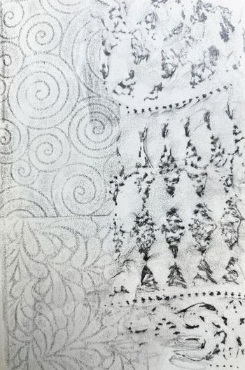 14.01.2024 Verschiedene Oberflächen - various surfaces - surfaces différentes - różne powierzchnie Matthias Harnisch * Frottage du jour