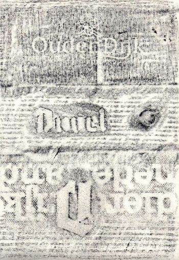 21.10.2024 Verschiedene Oberflächen - various surfaces - surfaces différentes - różne powierzchnie Matthias Harnisch * Frottage du jour